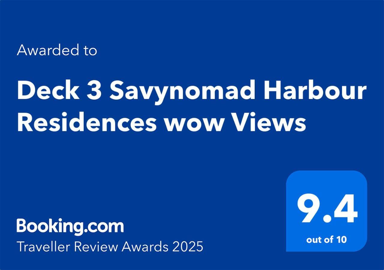 Deck 3 Savynomad Harbour Residences Wow Views Cospicua Екстериор снимка